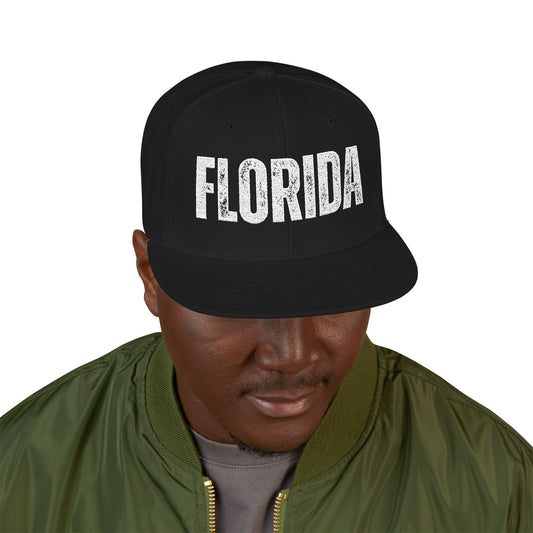 Florida  Snapback  Hat  - Embroidered Edition (Unisex)
