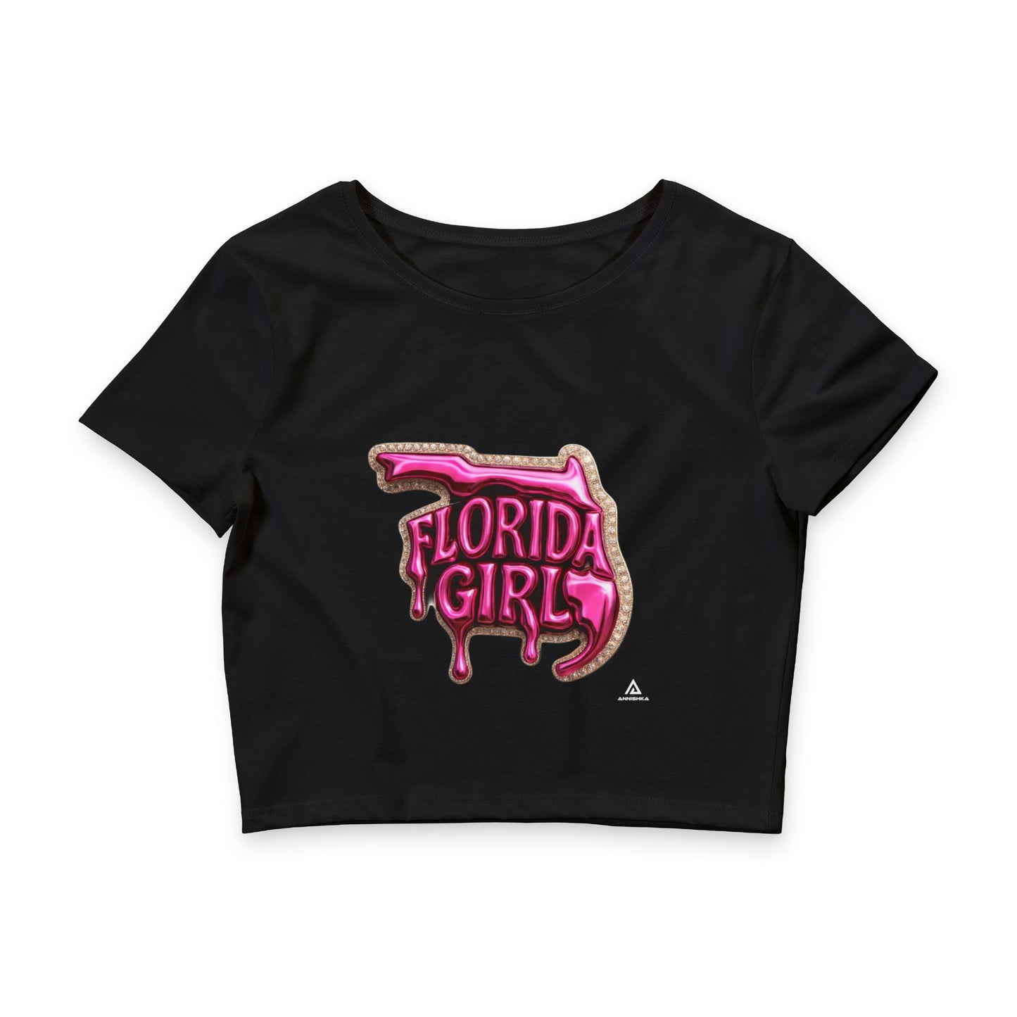 Florida Girl  Poly-Cotton Crop Tee